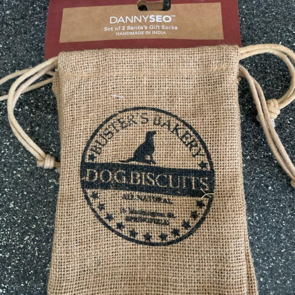 Danny SEO set of 2 Dog Biscuit Gift Sacks
